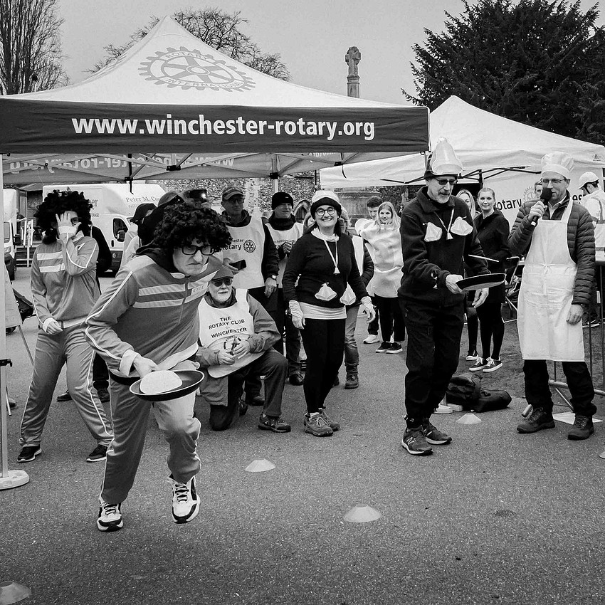 Winchester Rotary Pancake Race